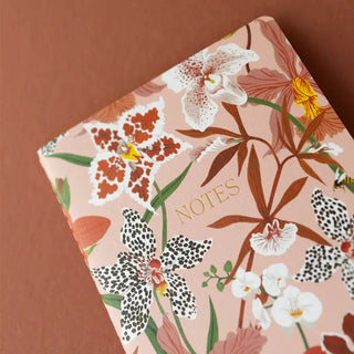 Orchids Soft Cover Notebook
