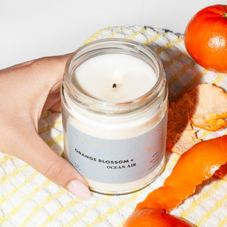 Orange Blossom + Ocean Air Soy Candle