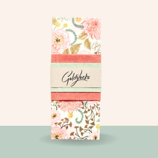 Pink Floral Beeswax Food Wraps