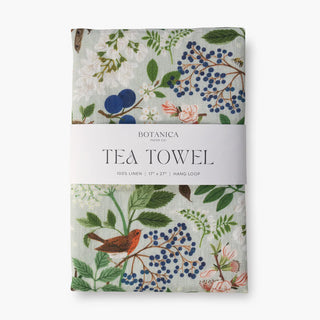 Flowering Trees Linen Tea Towel