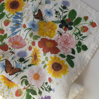 Summer Linen Tea Towel