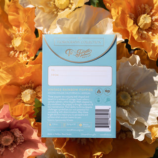 Vintage Rainbow Poppies Seed Packet (Success)