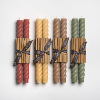 Beeswax Rope Taper Candle