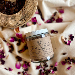 Coffee, Rose & Vanilla Scrub