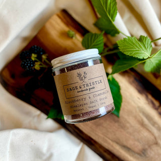 Blackberry & Chamomile Salt Scrub