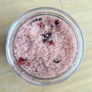 Hibiscus & Meyer Lemon Salt Scrub
