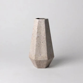 Rice Husk Geometric Vase