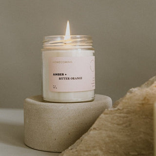 Amber + Bitter Orange Soy Candle