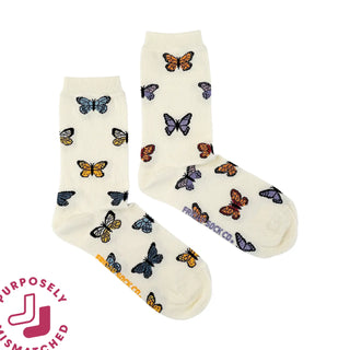 Friday Sock Co butterfly printed socks