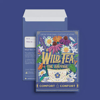 A blend of sustainably sourced seeds to grow your own comfort tea at home