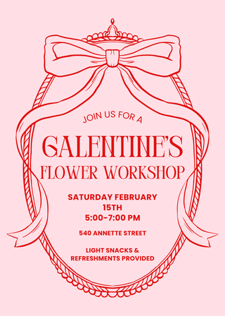 Galentine's Flower Workshop