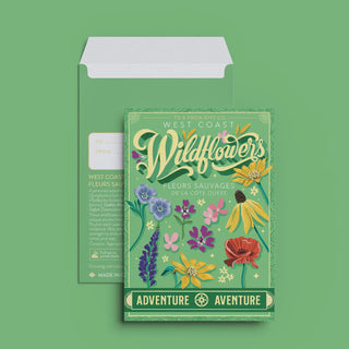 Packaged West Coast Wildflower seeds by To & From Gift Co.