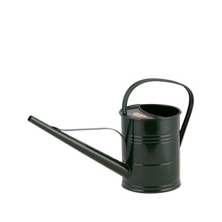 1.5L forest green metal watering can